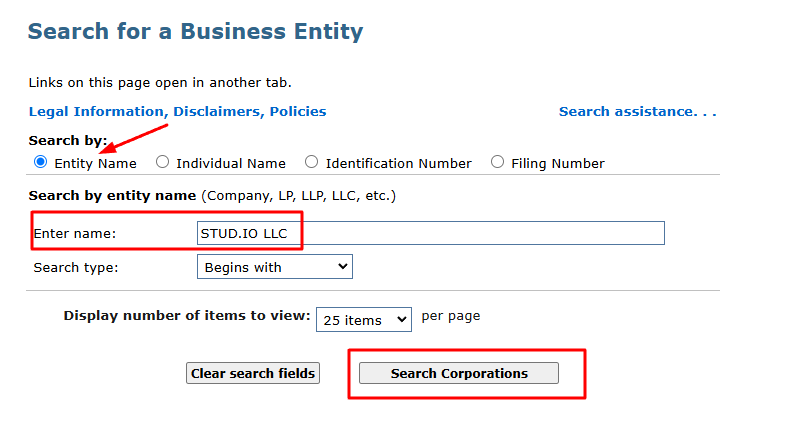 Massachusetts business entity search